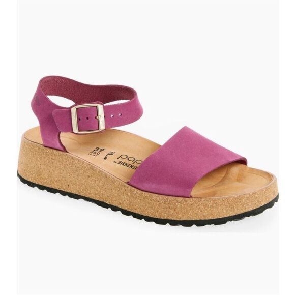 Birkenstocks Papillio Glenda Womens Size 40/9 Narrow Beach Sandals Boysenberry - Picture 1 of 10